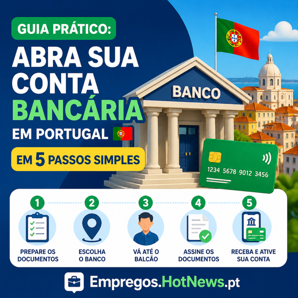 Guia Prático: Abra Sua Conta Bancária em Portugal em 5 Passos Simples